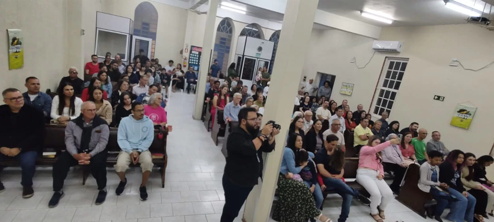 Culto na Igreja Batista do Fragata